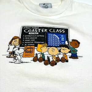 Cedar Point Peanuts Coaster Class tee